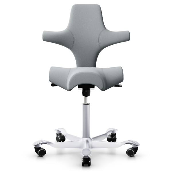 HAG Capisco 8106 Xtreme hellgrau mit Gestell Alu silber