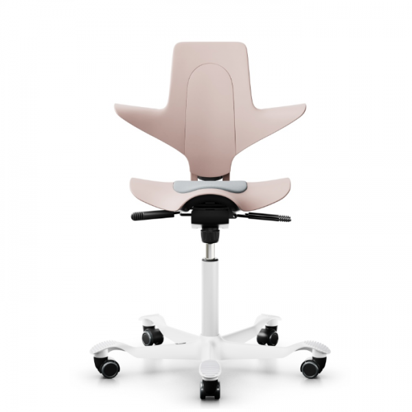 HAG Capisco Puls 8010 rosa mit Gestell weiß