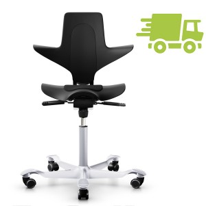 HAG Capisco Puls 8010 schwarz silber HAG Capisco Puls 8010 schwarz silber