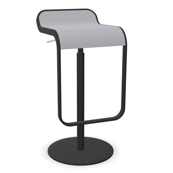 lapalma Lem Barhocker schwarz 66-79 cm Mille righe