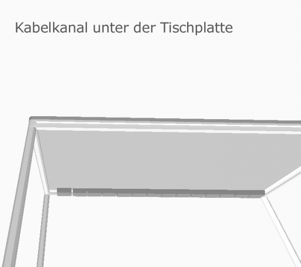 BOSSE Modul Space S-DESK Schreibtisch verschiedene Größen
