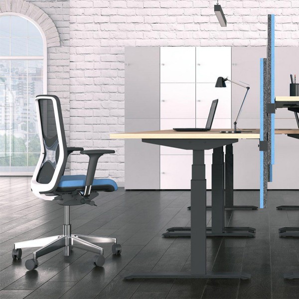 RWH MILANO elektrisch höhenverstellbarer Schreibtisch - Beispielbild