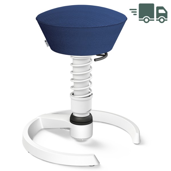 Aeris Swopper AIR mesh blau | Gestell weiß | Gleiter Aeris Swopper Air Mesh-Gewebe Runner blau mit Gleiter - Gestell/Feder weiß