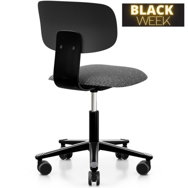 BLACK WEEK: HAG Tion 2140 Bürostuhl schwarz - Sitz Stoff Sisu - Rückenschale Kunststoff