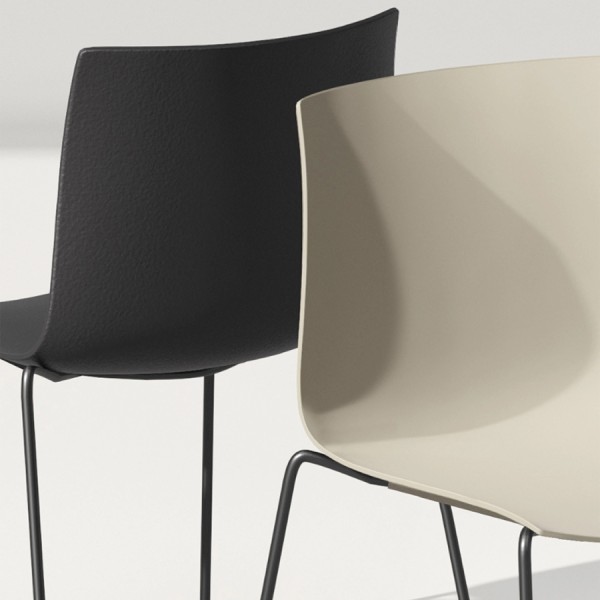 Arper CATIFA 46 (RE) Barhocker | einfarbig | Kufengestell