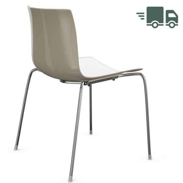 arper catifa 46 0251 bicolor rauchgrau-weiss