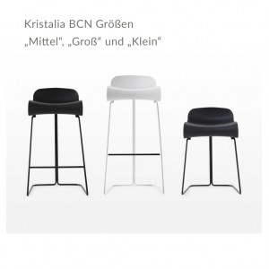 Vorschau: Kristalia BCN Barhocker Größen Vorschau: Kristalia BCN Barhocker Größen