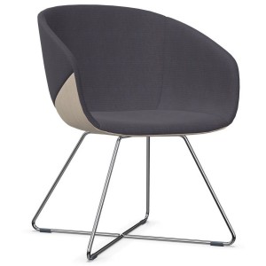 Bejot oxco OC 290 Loungesessel mit Kufengestell verchromt Stoff Crisp Bejot oxco OC 290 Loungesessel mit Kufengestell verchromt Stoff Crisp