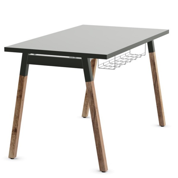 mdd Ogi Wood Schreibtisch - Zubehör Kabelwanne