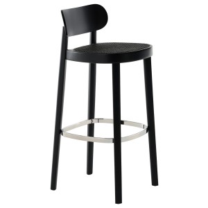 THONET 118 H Barhocker Dark Melange schwarz THONET 118 H Barhocker Dark Melange schwarz