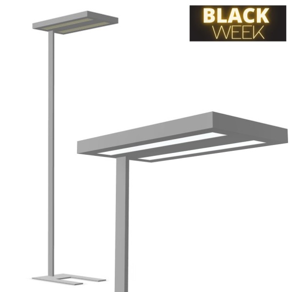 AKTION: GLAMOX Free-F LED Stehleuchte grau - Sensor mit Tageslichtregelung günstig online kaufen