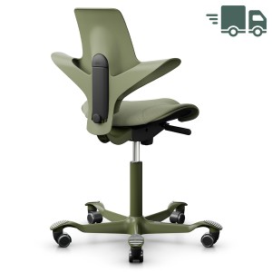 HAG Capisco Puls 8020 | Schale Moss | Bezug Capture Grün-Grau | Gestell Moss Grey | Rückseite HAG Capisco Puls 8020 | Schale Moss | Bezug Capture Grün-Grau | Gestell Moss Grey | Rückseite