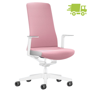 Interstuhl PURE INTERIOR Edition Bürostuhl mit Polsterrücken - Variante rosa Interstuhl PURE INTERIOR Edition Bürostuhl mit Polsterrücken - Variante rosa