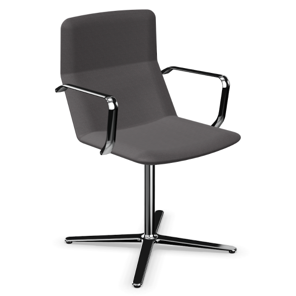 LD Seating FLEXI Konferenzstuhl F25-N6 Gestell in chrom