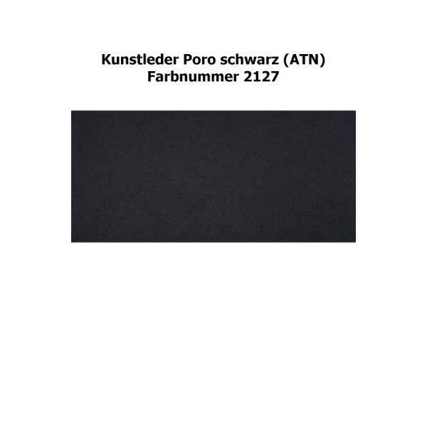 Kunstleder Poro (ATN) schwarz - Farbbeispiel