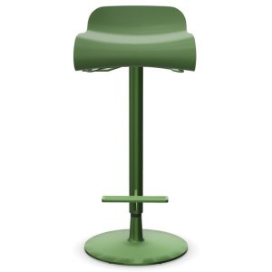 Vorschau: Kristalia BCN Barhocker höhenverstellbar Gestell grasgrün lackiert Vorschau: Kristalia BCN Barhocker höhenverstellbar Gestell grasgrün lackiert