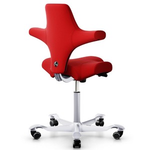 HAG Capisco 8106 Stoff Xtreme rot Gestell Alu silbergrau HAG Capisco 8106 Stoff Xtreme rot Gestell Alu silbergrau