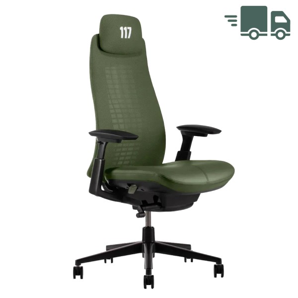 Haworth Fern X Halo Gaming Chair mit Leder-Sitzfläche - Beispielbild 
