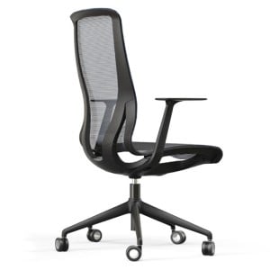 narbutas D-Chair schwarz mit fixen Armlehnen ohne PU-Auflagen narbutas D-Chair schwarz mit fixen Armlehnen ohne PU-Auflagen