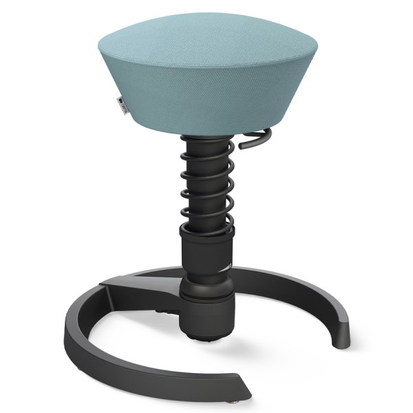 Aeris Swopper Select Wolle pastellblau - Gleiter - Gestell schwarz - Standardfeder