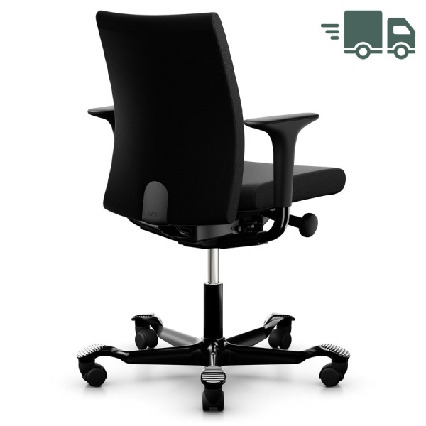 HAG Creed 6004 Bürostuhl schwarz mit mittelhoher Rückenlehne - Bezugsstoff Select