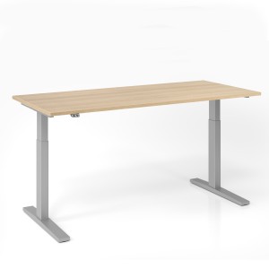 RWH Action Schreibtisch elektrisch verstellbar - Eiche hell-silber - Breite 180 cm RWH Action Schreibtisch elektrisch verstellbar - Eiche hell-silber - Breite 180 cm