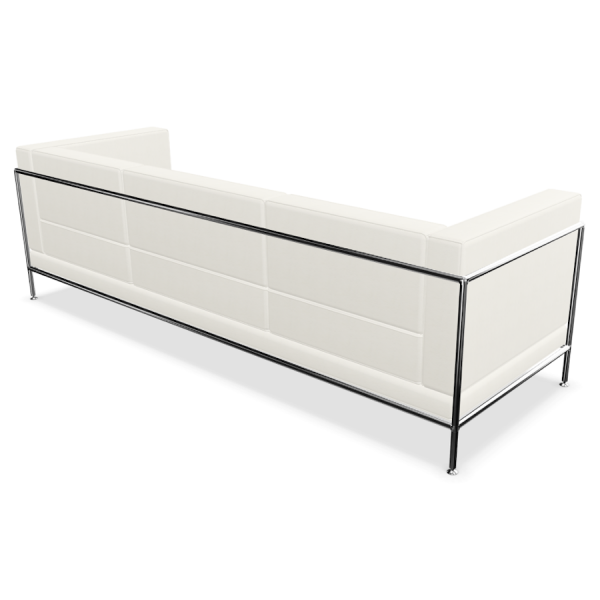 Bosse Modul Space Sofa in Leder Weiß von hinten