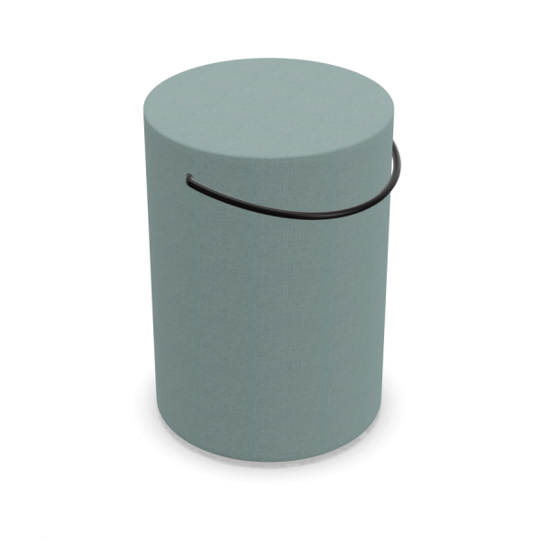 Bejot Point H Sitzhocker Sawana blaugrau mit schwarzem Griff
