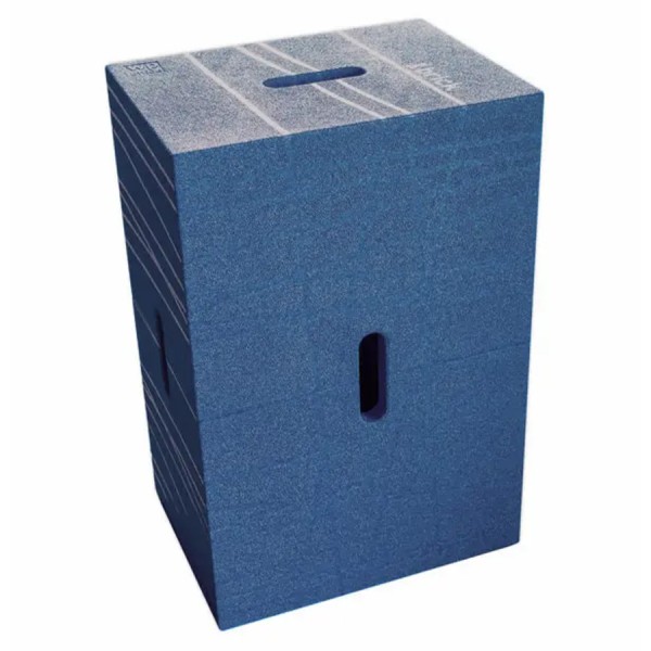 wp Xbrick Sitzwürfel Bürohocker multifunktionaler Baustein blau