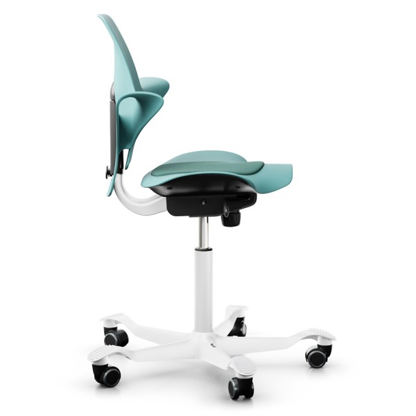 HAG Capisco Puls 8010 Seagreen Nexus 10 Gestell weiss