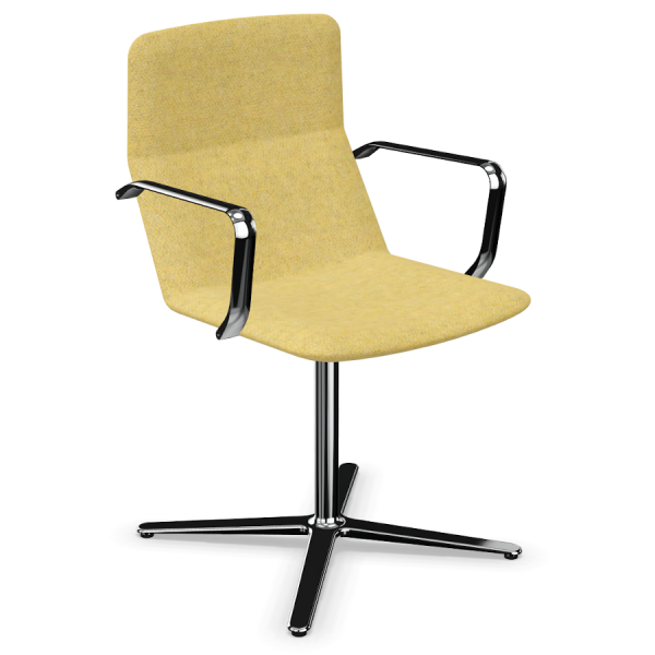 LD Seating FLEXI Konferenzstuhl F25-N6 Gestell in chrom