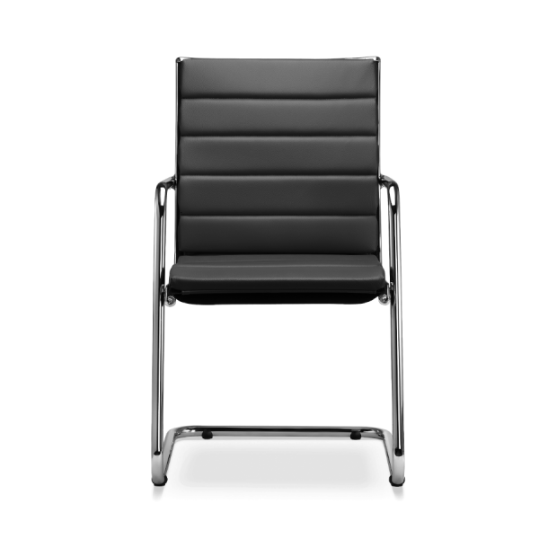 LD Seating Puto Freischwinger Flachpolster schwarz