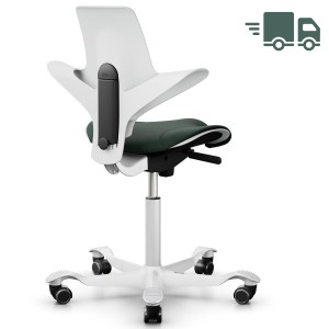 HAG CAPISCO PULS 8020 White Edition mit Stoff Select dunkelgrün HAG CAPISCO PULS 8020 White Edition mit Stoff Select dunkelgrün