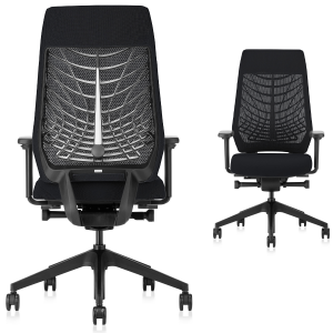 Interstuhl JOYCEis3 JC217 Bürostuhl mit Netzrücken hoch Farbe schwarz Interstuhl JOYCEis3 JC217 Bürostuhl mit Netzrücken hoch Farbe schwarz