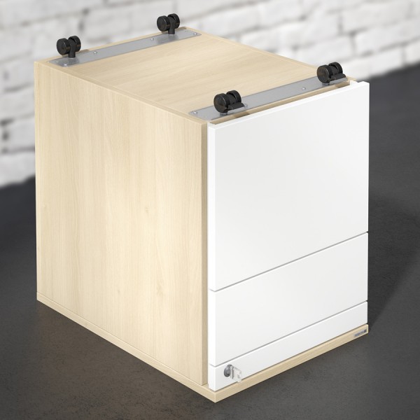 Palmberg Rollcontainer ORGA PLUS - Detailbild Rollen