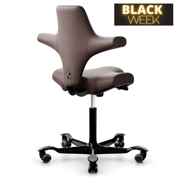 HAG CAPISCO 8106 | Leder braun | Gestell Schwarz günstig online kaufen