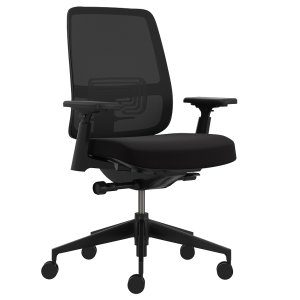 HAWORTH Lively Bürodrehstuhl schwarz mit Netzrücken HAWORTH Lively Bürodrehstuhl schwarz mit Netzrücken