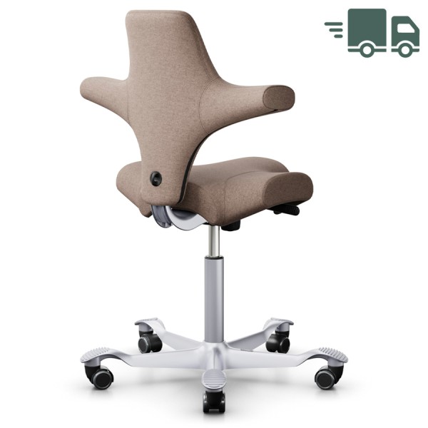 HAG CAPISCO 8106 | Filzstoff beige-rosa meliert | Gestell silber