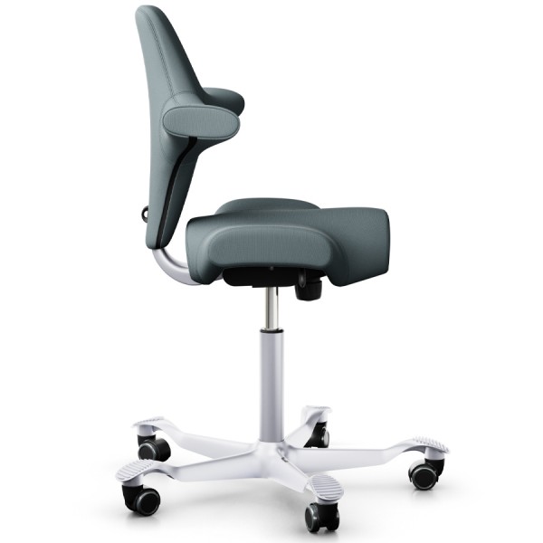 HAG CAPISCO 8106 - Stoff Patina 024 - Gestell silber - Seitenansicht