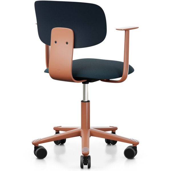 HAG Tion 2140 Bürostuhl Crowberry mit Armlehnen - Sitz Stoff select - Rückenschale Kunststoff