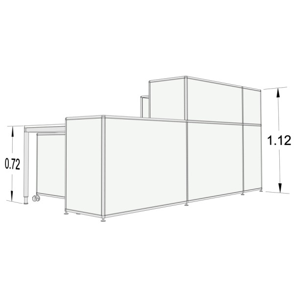Bosse Modul Space Empfangstheke Abmessungen