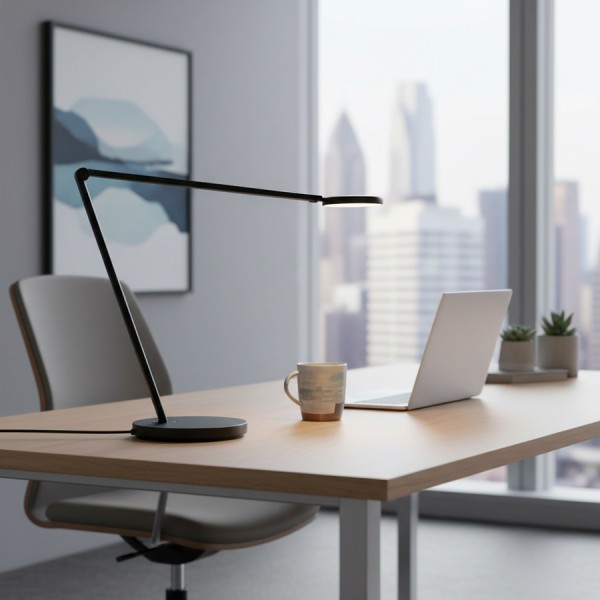 GLAMOX Motus Flat LED Arbeitsleuchte schwarz