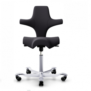 HAG Capisco 8106 Xtreme dunkelgrau Gestell silber HAG Capisco 8106 Xtreme dunkelgrau Gestell silber