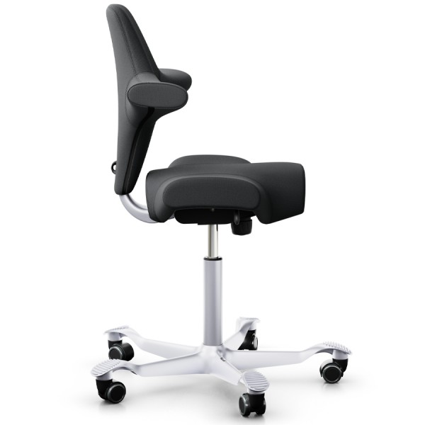 HAG CAPISCO 8106 - Stoff Select 60134 - Gestell silber - Seitenansicht