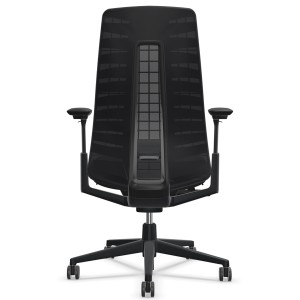 HAWORTH Fern Bürodrehstuhl schwarz mit Netzrücken, 4D Armlehnen u. Lumbalverstellung HAWORTH Fern Bürodrehstuhl schwarz mit Netzrücken, 4D Armlehnen u. Lumbalverstellung