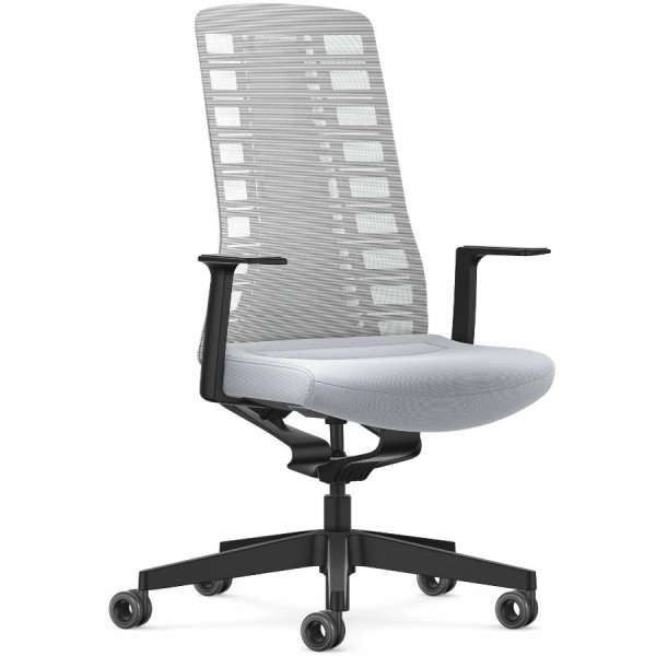 Interstuhl PURE ACTIVE Edition Bürostuhl mit Netzrücken - Variante grau günstig online kaufen
