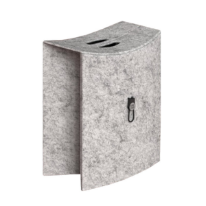 Klöber Kretho Hocker TAKEoSEAT Filzhocker hellgrau Klöber Kretho Hocker TAKEoSEAT Filzhocker hellgrau