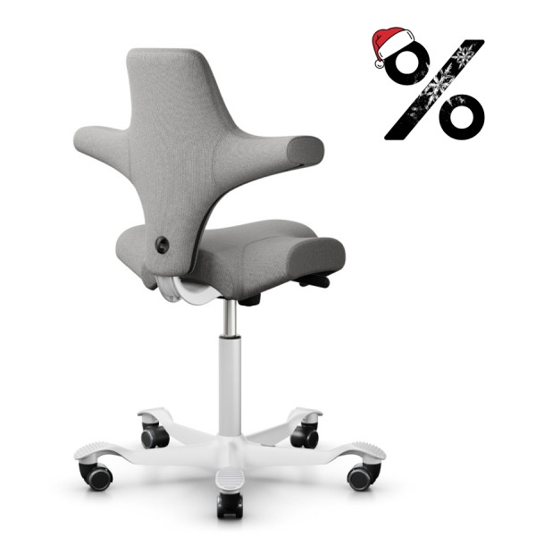 HAG CAPISCO 8106 | Stoff Cura hellgrau | Gestell weiß günstig online kaufen