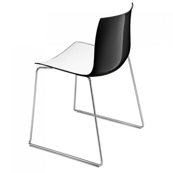 arper catifa 46 0278 zweifarbig schwarz
