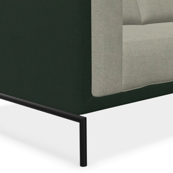 W. Schillig Impériale 2er Sofa groß - hoher Rücken- und Armteilkorpus - Nahaufnahme